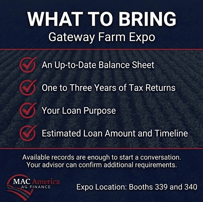 What To Bring - Gateway Farm Expo